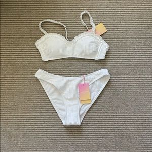 Stoney Clover for Target white bikini M